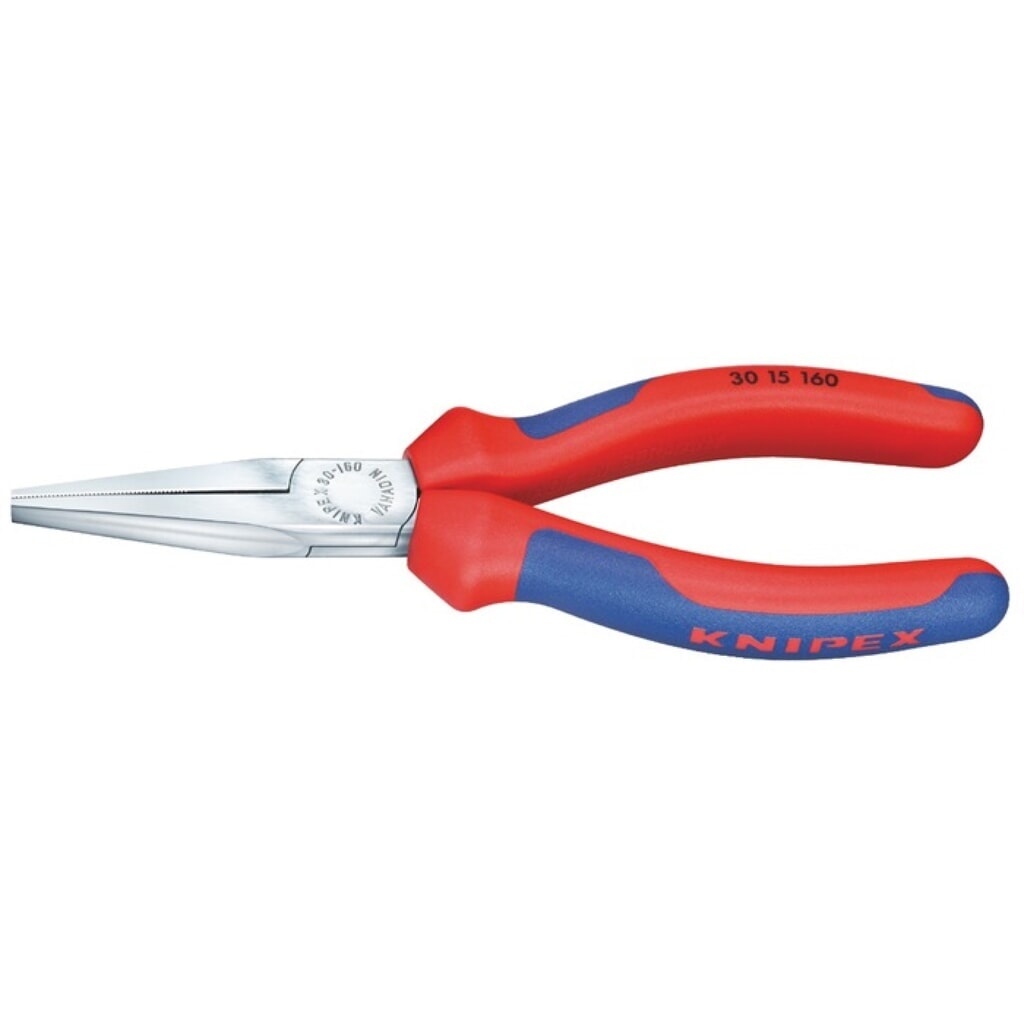 KNIPEX Langbeckzange Gesamt-L.140mm Form 1 Mehrkomp.-Hüllen Produktabbildung: KNIPEX Langbeckzange Gesamt-L.140mm Form 1 Mehrkomp.-Hüllen