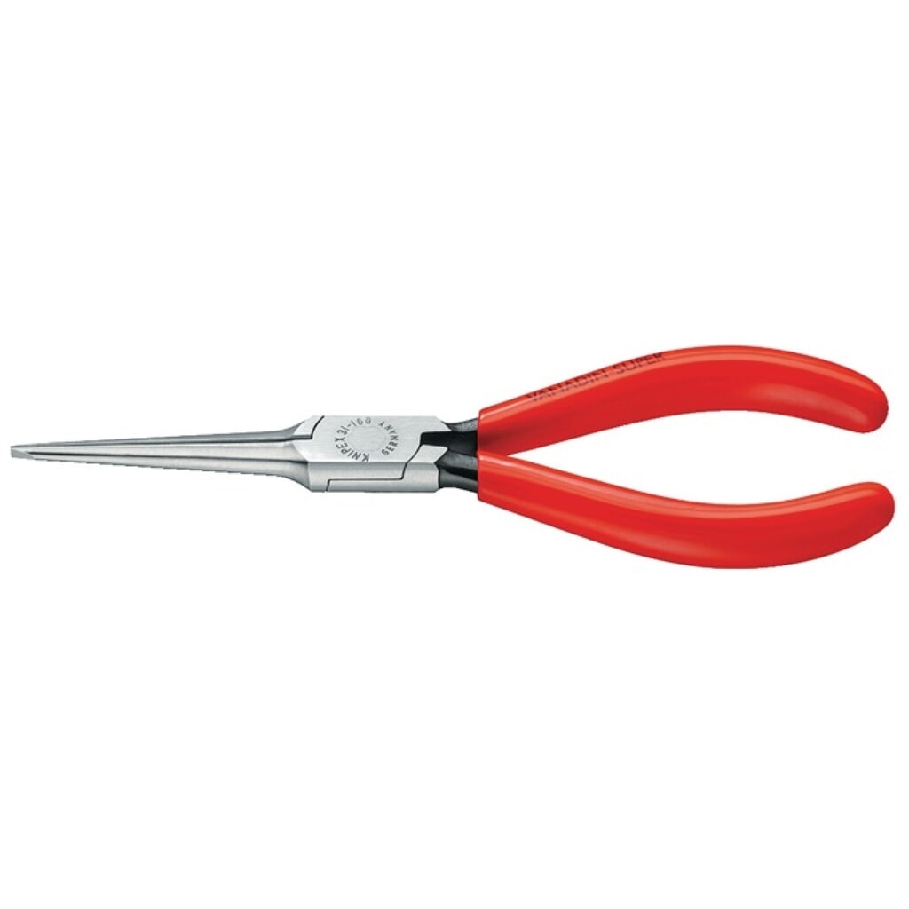 KNIPEX Nadelzange L.160mm ger.schwarz atram.Ku.-Überzug Produktabbildung: KNIPEX Nadelzange L.160mm ger.schwarz atram.Ku.-Überzug