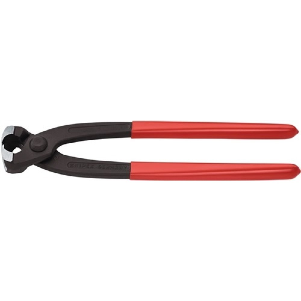 Produktabbildung Nr. 1: Ohrklemmenzange L.220mm Kopf schwarz atram.Ku.-Überzug seitl.Pressnase KNIPEX