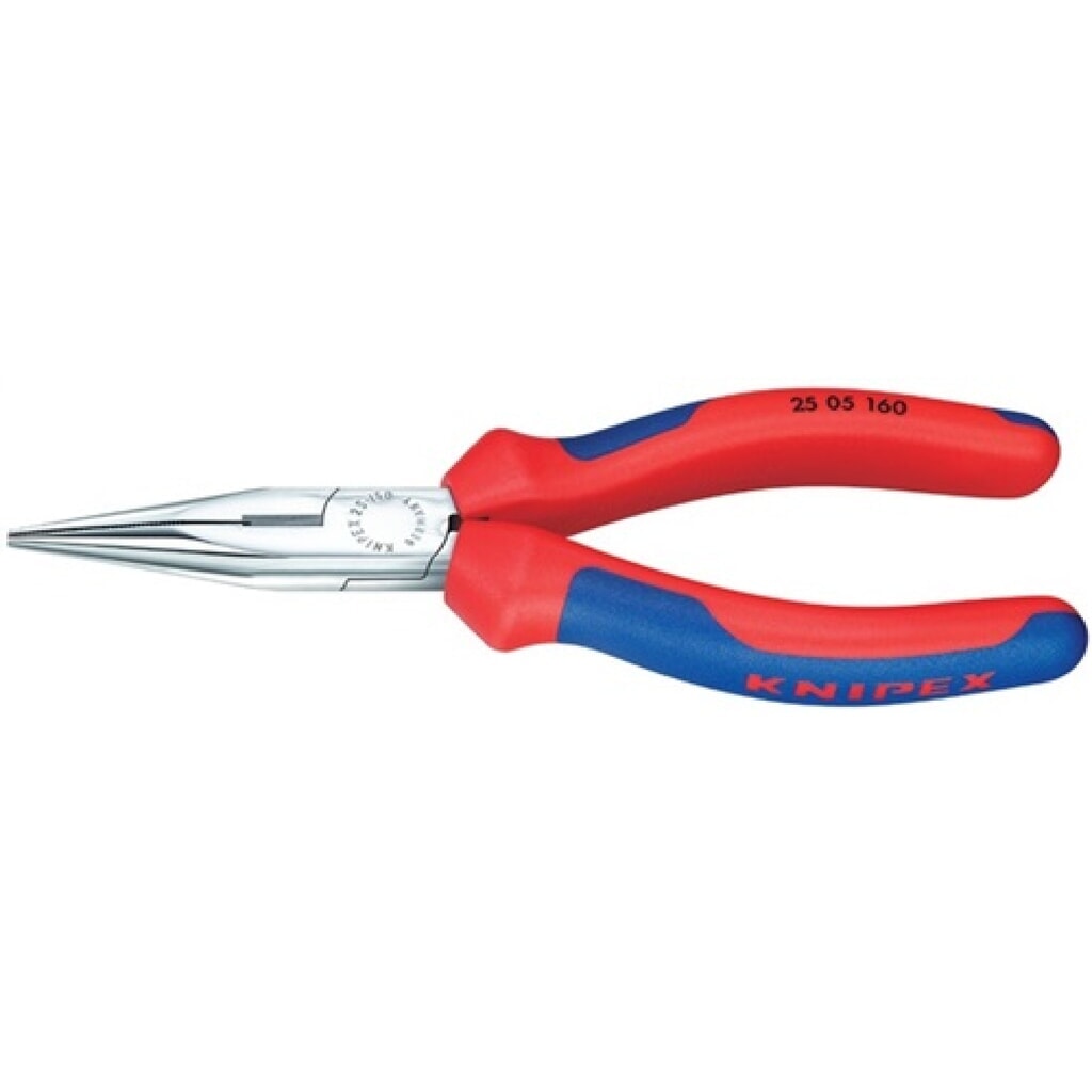 Radiozange DIN ISO 5745 L.140mm flach/rund ger.pol.2K-Hülle KNIPEX Produktabbildung: Radiozange DIN ISO 5745 L.140mm flach/rund ger.pol.2K-Hülle KNIPEX