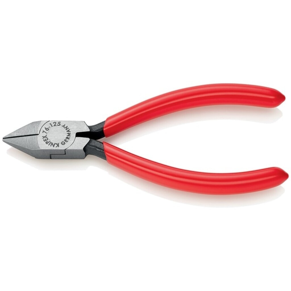Knipex Seitenschneider, Länge 125 mm Form 8 Facette ja, klein, Kopf poliert Produktabbildung: Knipex Seitenschneider, Länge 125 mm Form 8 Facette ja, klein, Kopf poliert