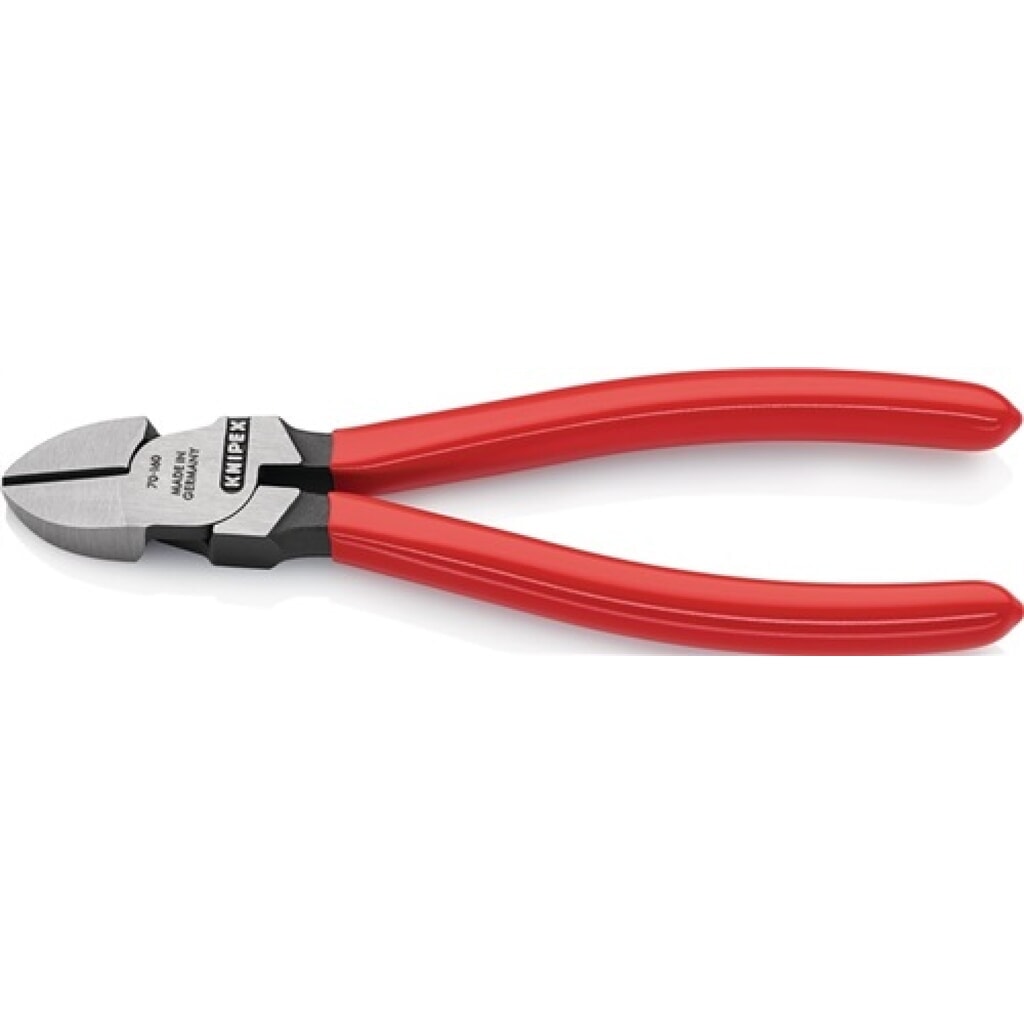 KNIPEX Seitenschneider, Kopf poliert mit Kunststoffüberzug