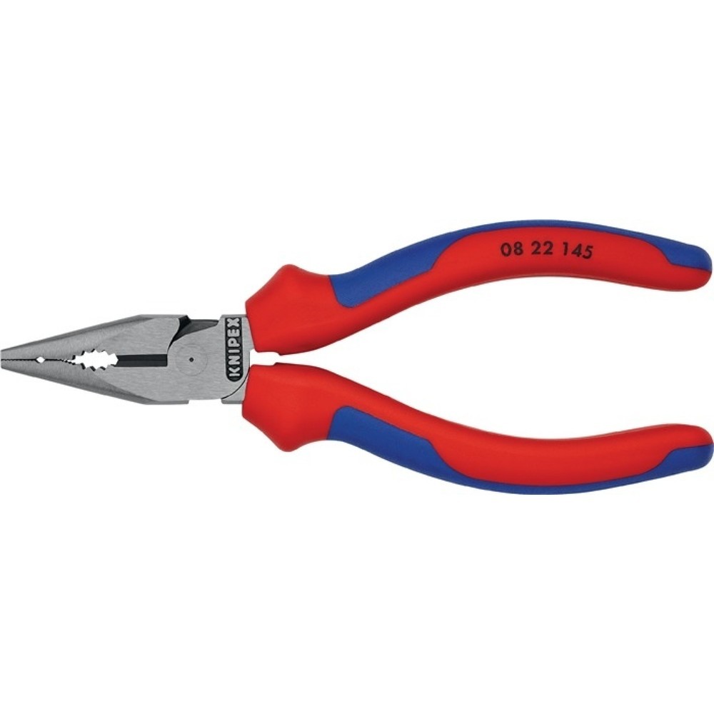 Produktabbildung Nr. 1: KNIPEX Spitzkombizange L.145mm Mehrkomp.-Hülle verchr