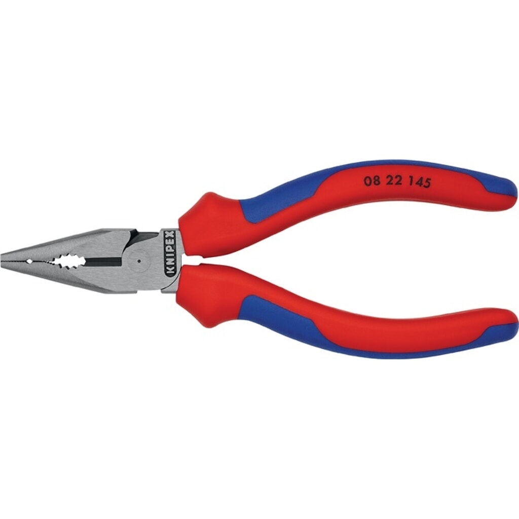 KNIPEX Spitzkombizange L.145mm Mehrkomp.-Hülle verchr Produktabbildung: KNIPEX Spitzkombizange L.145mm Mehrkomp.-Hülle verchr