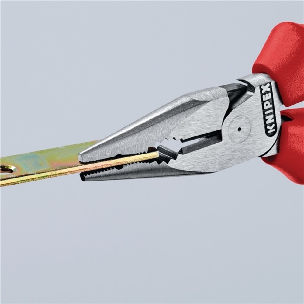 Produktabbildung Nr. 3: KNIPEX Spitzkombizange L.145mm pol.Mehrkomp.-Hülle schwarz atram