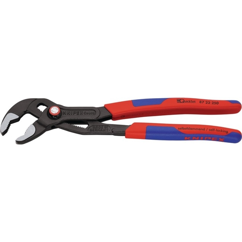 Produktabbildung Nr. 2: KNIPEX Wasserpumpenzange Cobra® L.250mm Spann-W.46mm pol.Mehrkomp.-H. QuickSet