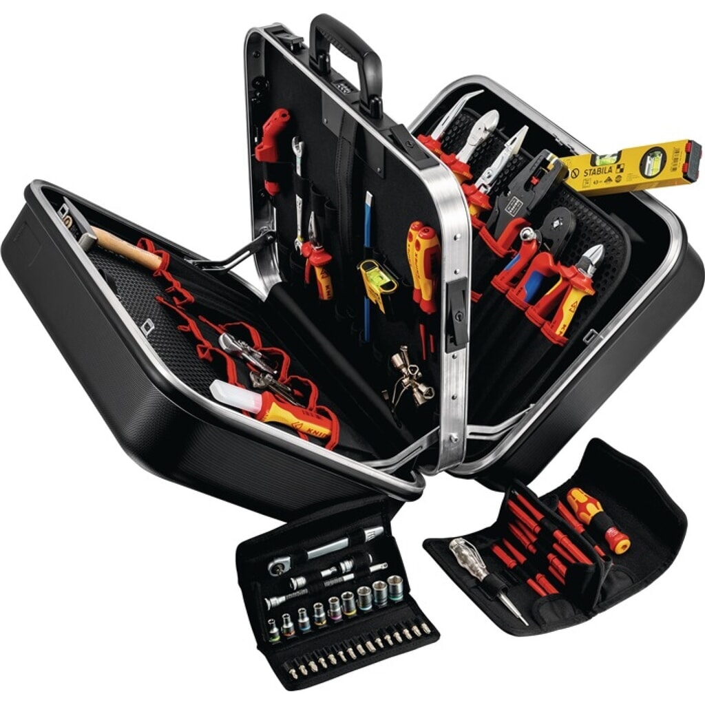 Werkzeugsortiment BIG Twin Elektro 63-teilig im Hartschalenkoffer Produktabbildung: Werkzeugsortiment BIG Twin Elektro 63-teilig im Hartschalenkoffer