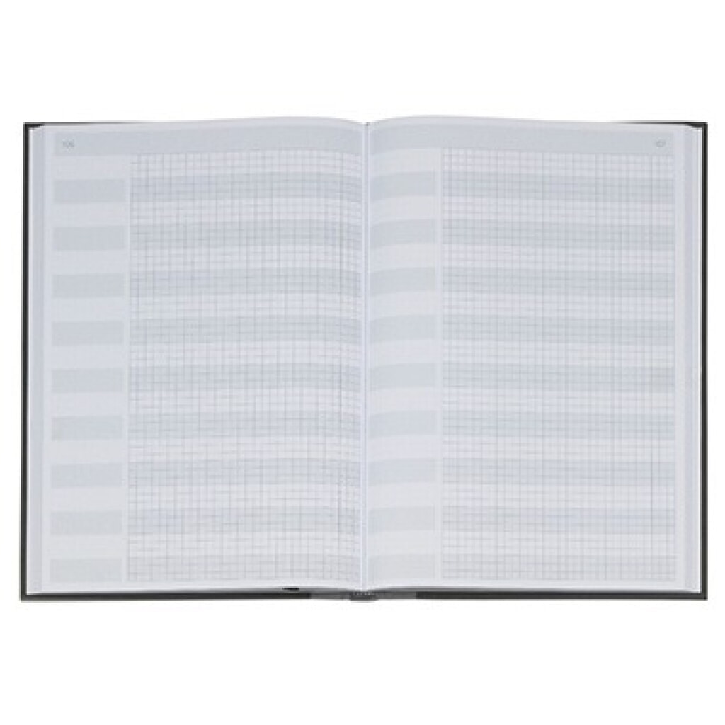 Produktabbildung: König & Ebhardt Protokollbuch 8655223 DIN A4 kariert 96Bl. sw