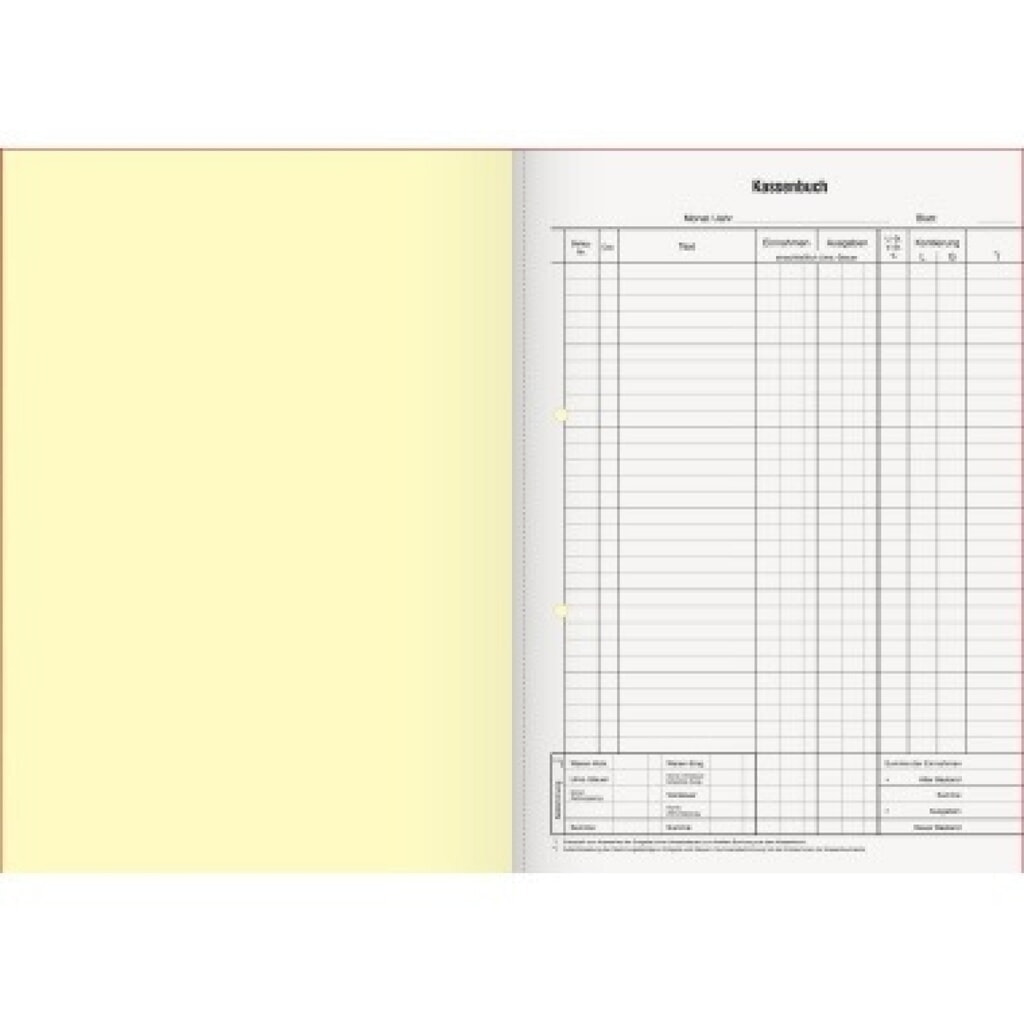 König & Ebhardt Kassenbuch 8626532 DIN A4 Bruttoverbuchung Produktabbildung: König & Ebhardt Kassenbuch 8626532 DIN A4 Bruttoverbuchung