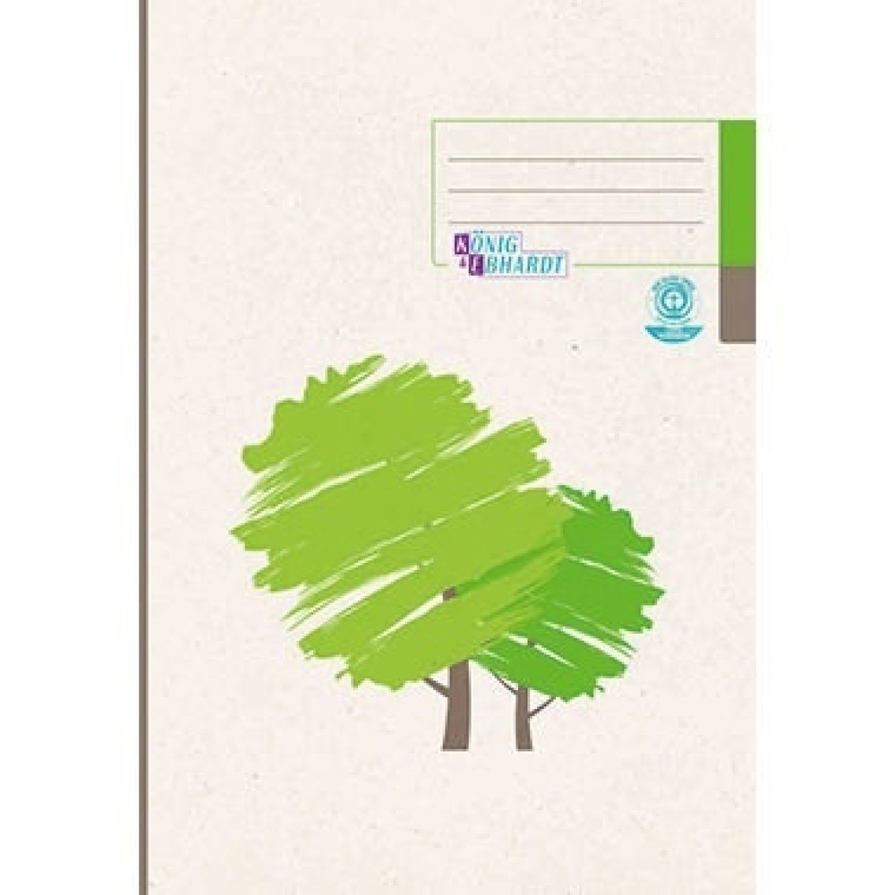 Produktabbildung: König & Ebhardt Kladde 861419201 DIN A4 liniert 96Blatt weiß
