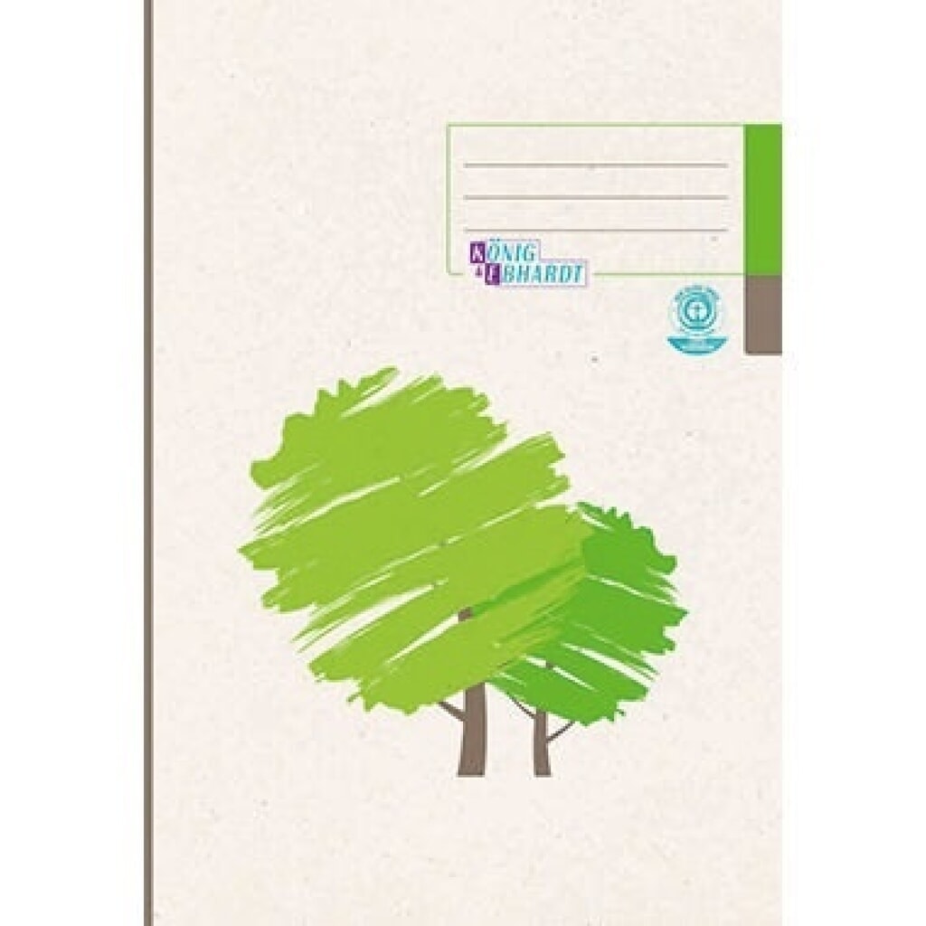 Produktabbildung: König & Ebhardt Kladde 861419201 DIN A4 liniert 96Blatt weiß