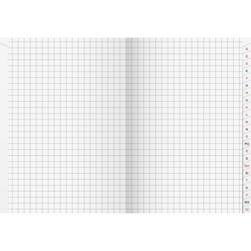 Produktabbildung: König & Ebhardt Kladde 8618132 DIN A6 kariert 96Blatt rot
