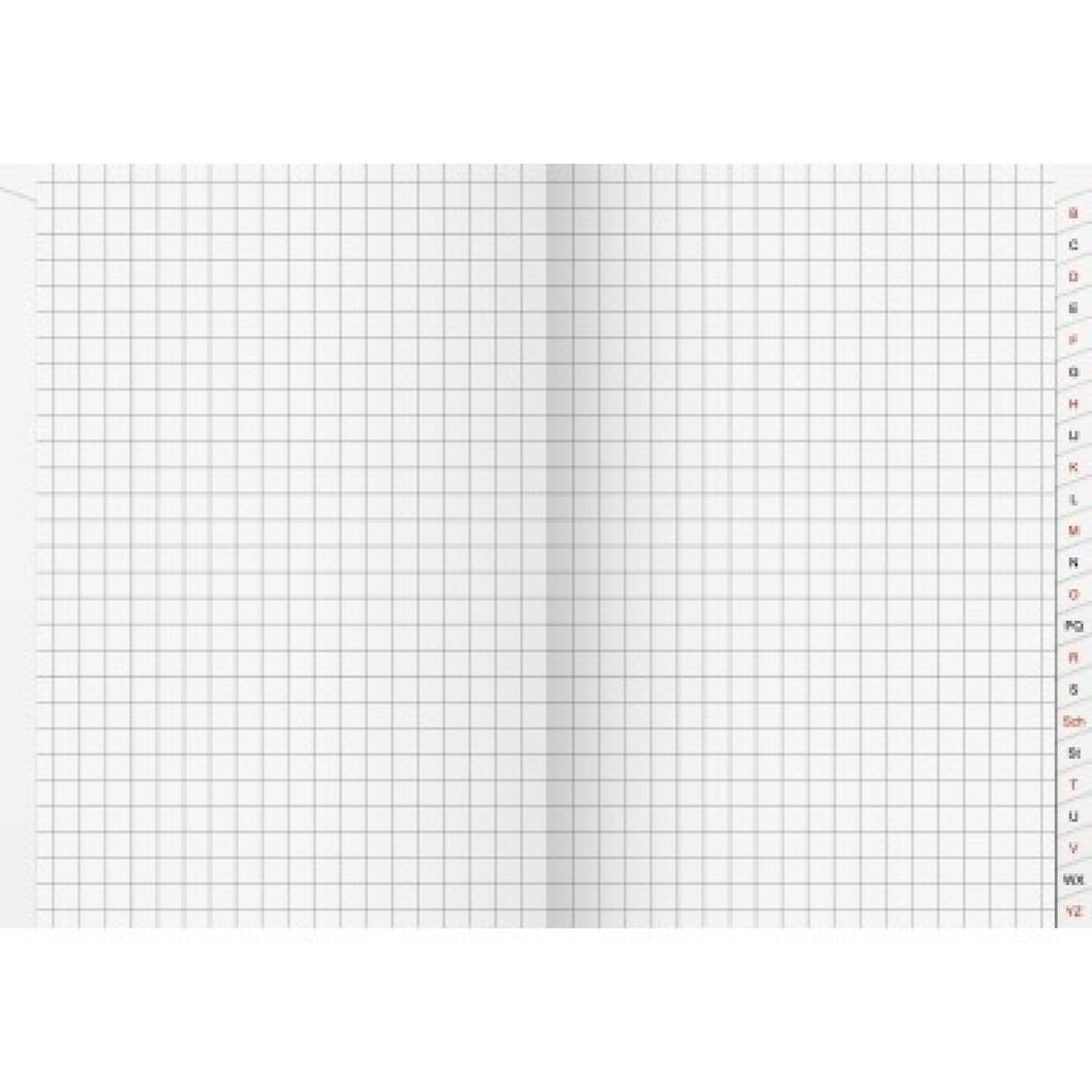 Produktabbildung: König & Ebhardt Kladde 8618132 DIN A6 kariert 96Blatt rot