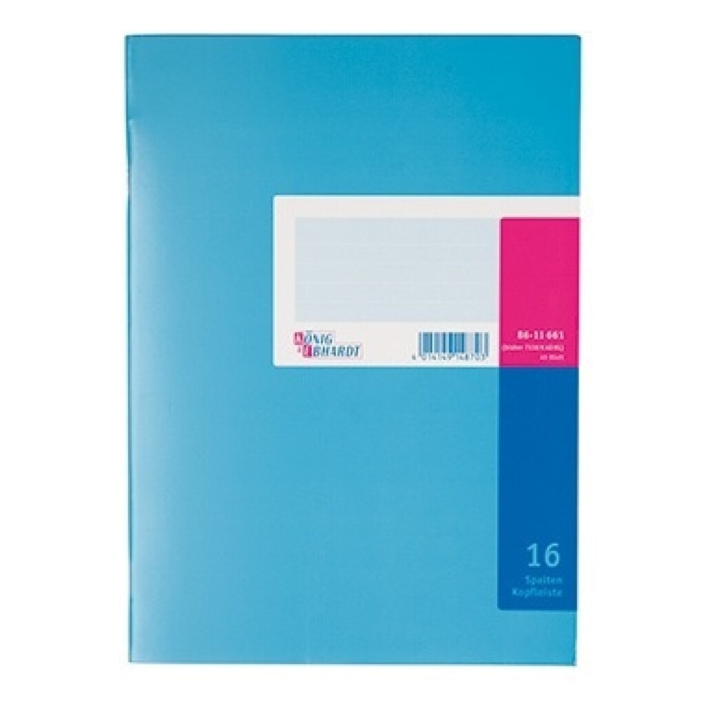 König & Ebhardt Spaltenbuch 8611661 DIN A4 16Spalten 40Blatt Produktabbildung: König & Ebhardt Spaltenbuch 8611661 DIN A4 16Spalten 40Blatt