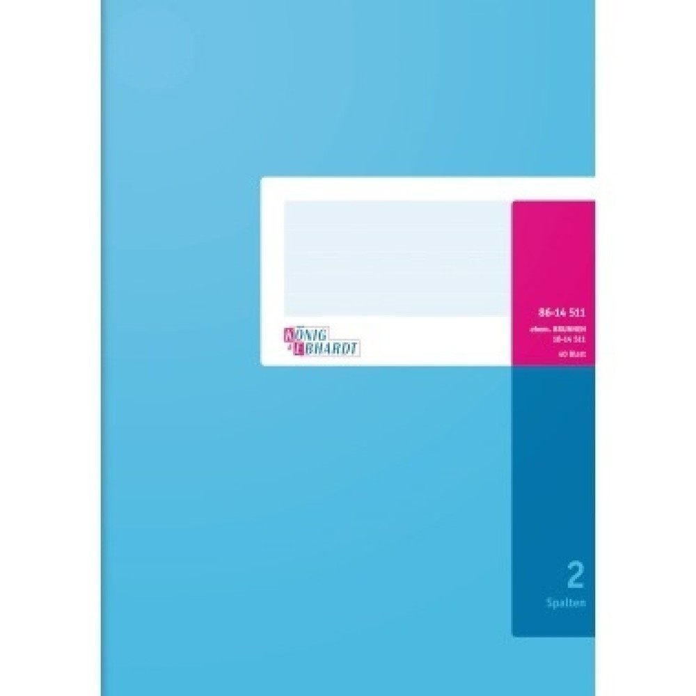 Produktabbildung: König & Ebhardt Spaltenbuch 8614511 DIN A4 2Spalten 40Blatt