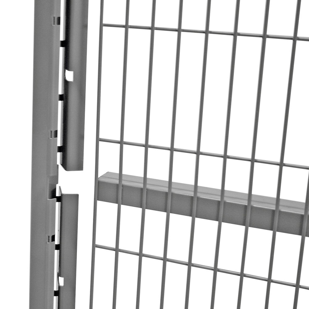Obrázek produktu: Koncový profil pro strojové ochranné mříže TROAX®, výška 1250 mm
