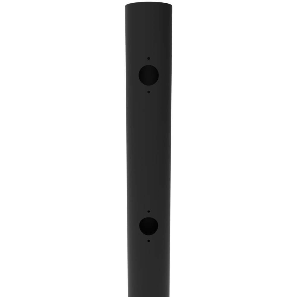 Číslo obrázka výrobku 9: krídlové dvere koncový stĺpik pre bezpečnostné koľajnice „Delta“, Ø 110 mm, výška 1200 mm