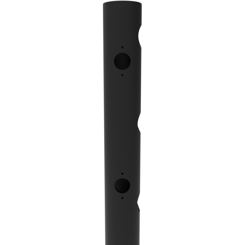 Číslo obrázka výrobku 9: Koncový stĺpik s výkyvnými dverami dancop pre bezpečnostné zábradlie „Delta“, Ø 110 mm, výška 1200 mm, 90°, ľavý