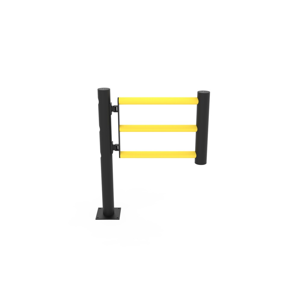 Číslo obrázka výrobku 12: krídlové dvere koncový stĺpik pre bezpečnostné koľajnice „Delta“, Ø 110 mm, výška 1200 mm