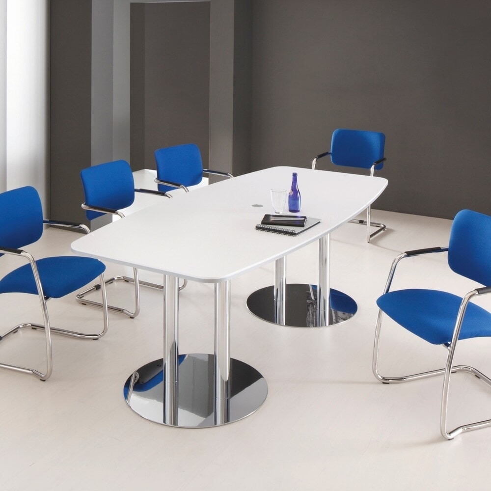 Produktabbildung Nr. 1: Konferenztisch Meeting, BxT 2.200 x 1.050 mm, weiß