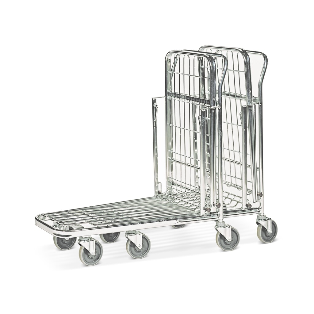 Kongamek Lager- und Transportwagen, klappbarer Boden, Ladefläche BxT 435 x 770 mm Produktabbildung Nr. 2: Kongamek Lager- und Transportwagen, klappbarer Boden, Ladefläche BxT 435 x 770 mm