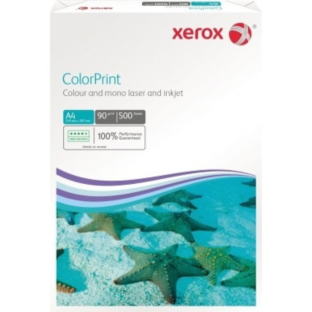 Xerox Laserpapier ColorPrint 003R95254 DIN A4 90g 500 Bl./Pack. Produktabbildung: Xerox Laserpapier ColorPrint 003R95254 DIN A4 90g 500 Bl./Pack.