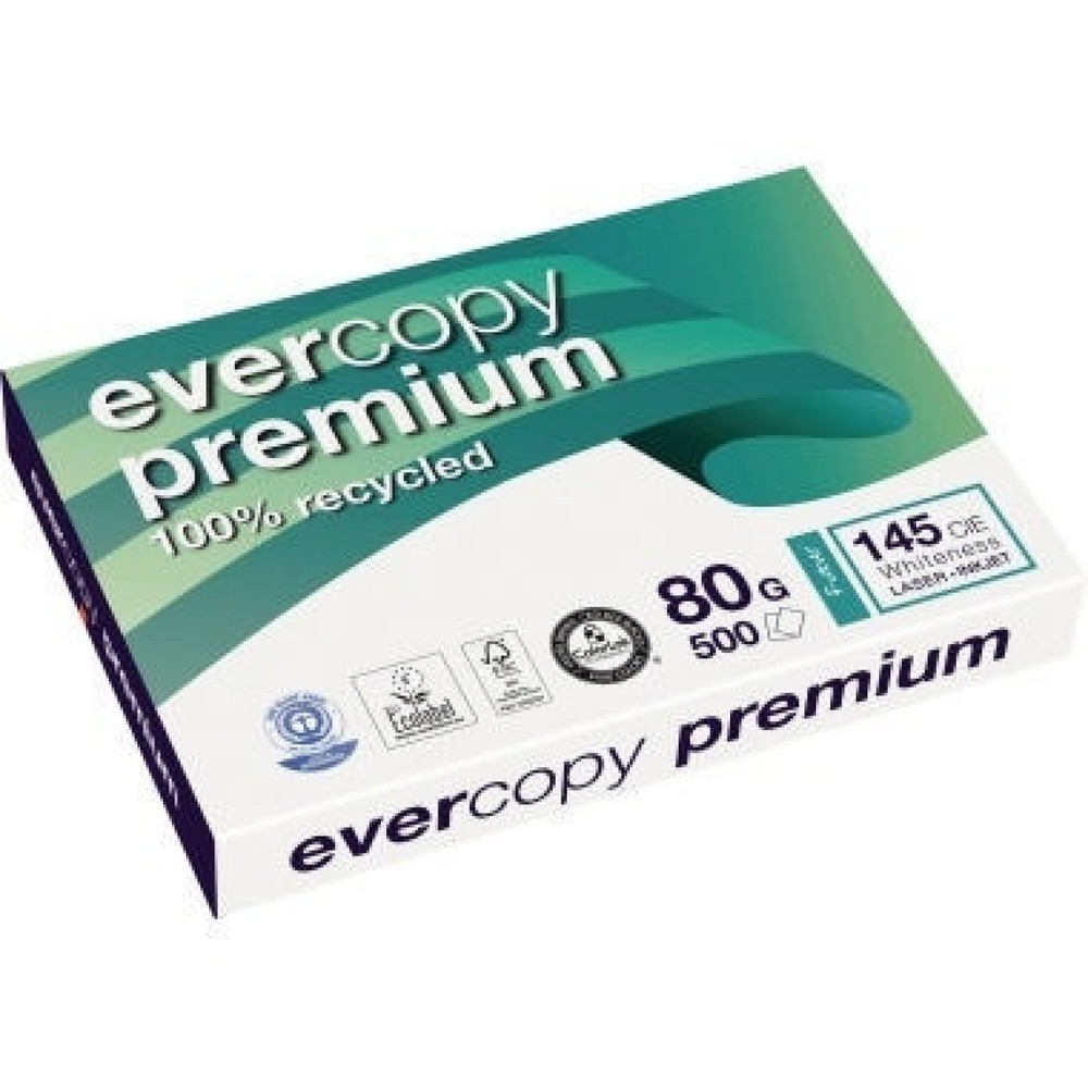 Produktabbildung: Clairefontaine Kopierpapier evercopy plus 50048SC A4 RC 500Bl.