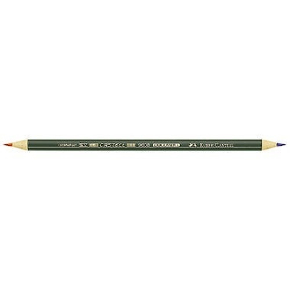 Produktabbildung: Faber-Castell Kopierstift CASTELL DOCUMENT 9608 119188 2mm rot/blau