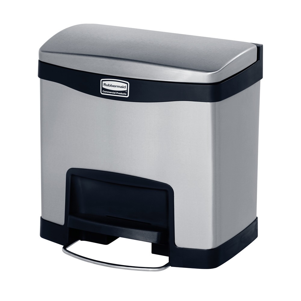 Obrázek produktu: Rubbermaid Slim Jim® Metal Pedál Bin 15 litrů Černá