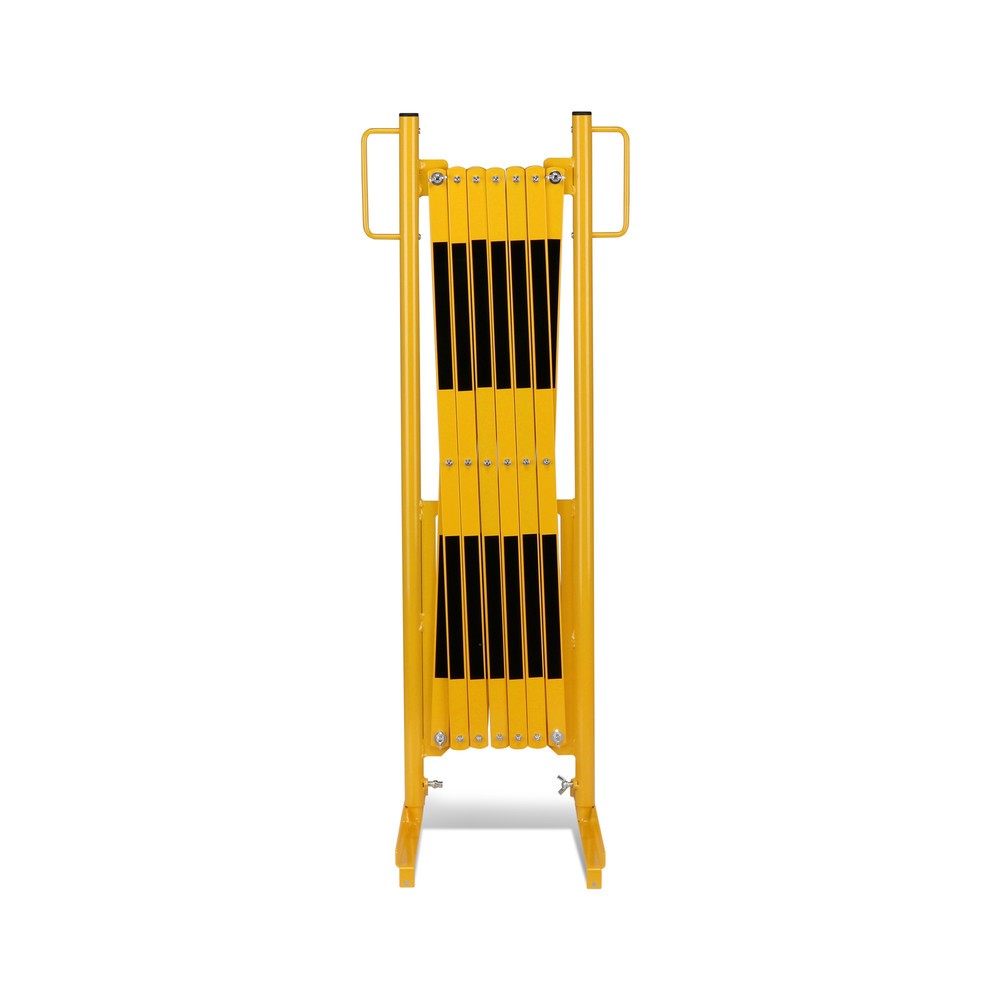 Zdjęcie produktu nr 1: Krata nożycowa, obustronna podstawa, szerokość 3600 mm, czarna/żółta