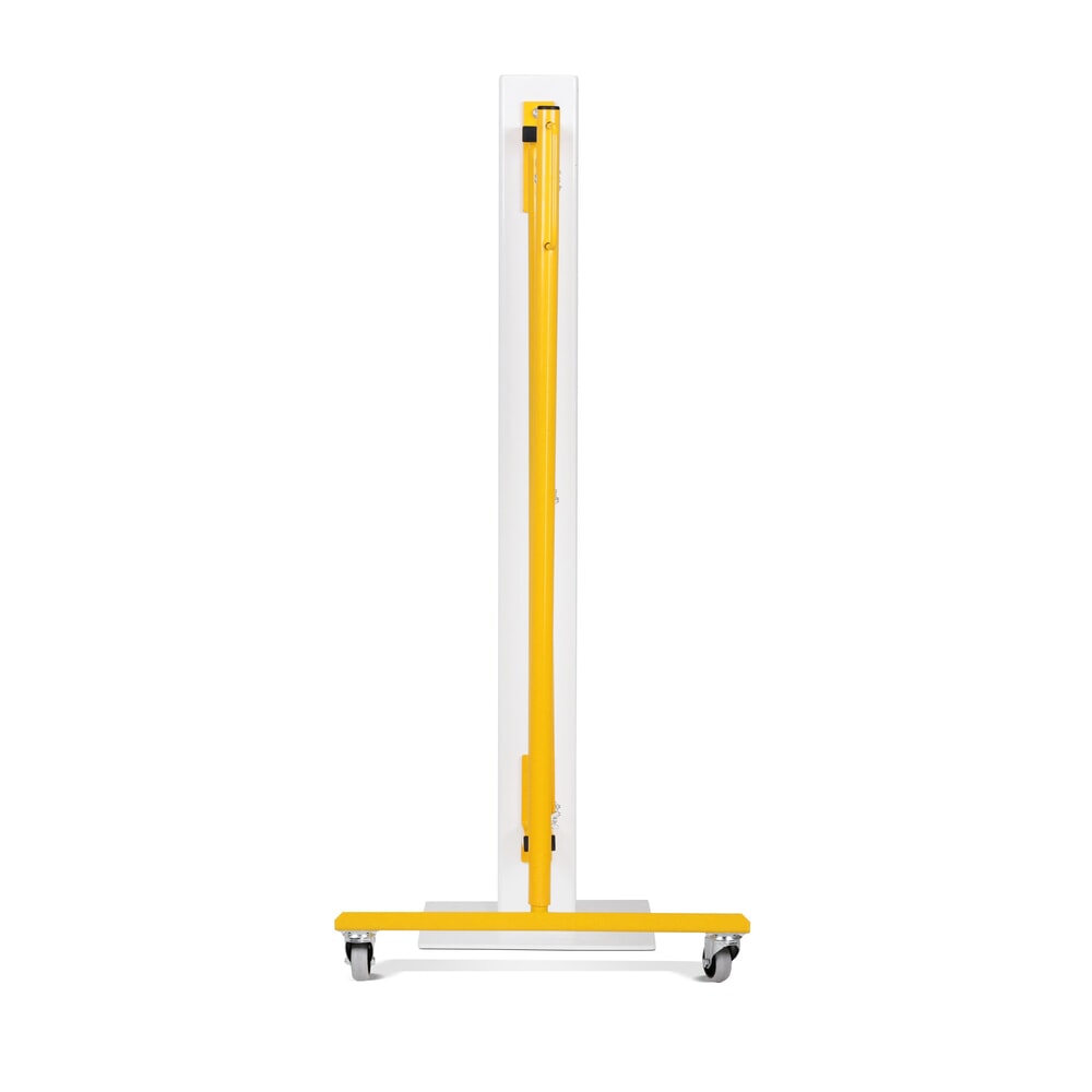 Zdjęcie produktu nr 3: Krata nożycowa, rolka jednostronna, montaż ścienny, szerokość 3600 mm, czarna/żółta