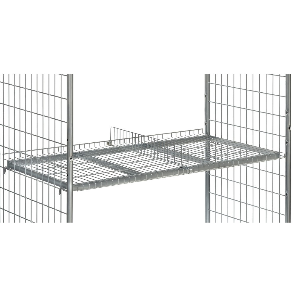 Zdjęcie produktu: Kratka działowa do półki z kratki drucianej do wózka do kompletacji fetra®, szerokość 510 mm