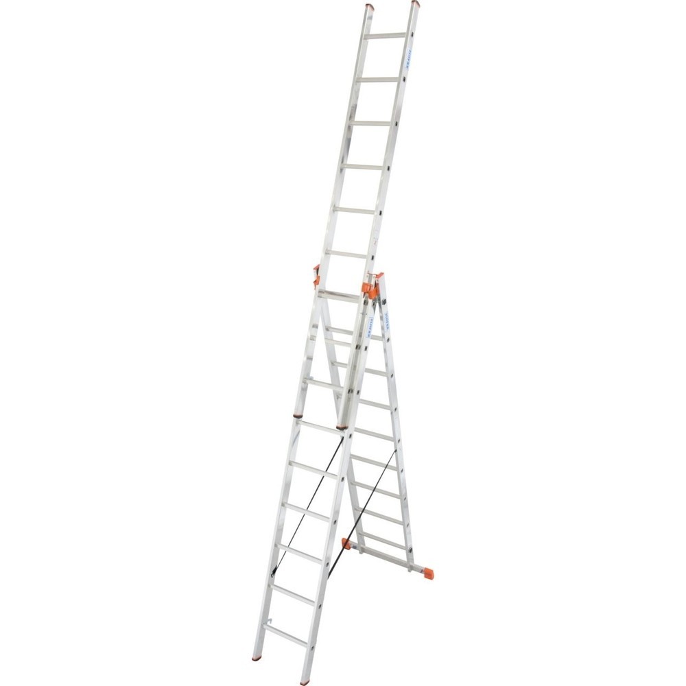 Illustration du produit: KRAUSE® Échelle polyvalente Tribilo 3x9 barreaux