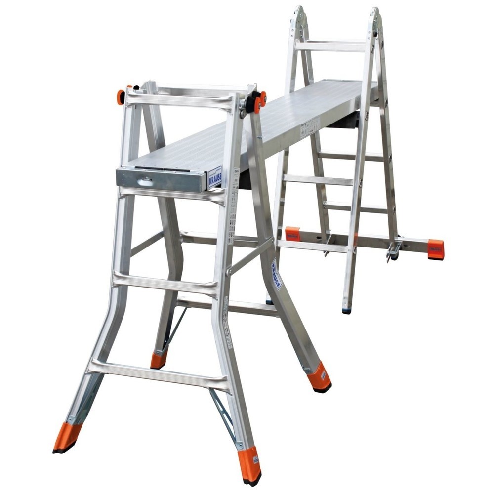N° de l'image du produit 2 : KRAUSE® Échelle télescopique articulée TeleMatic 4x4 barreaux