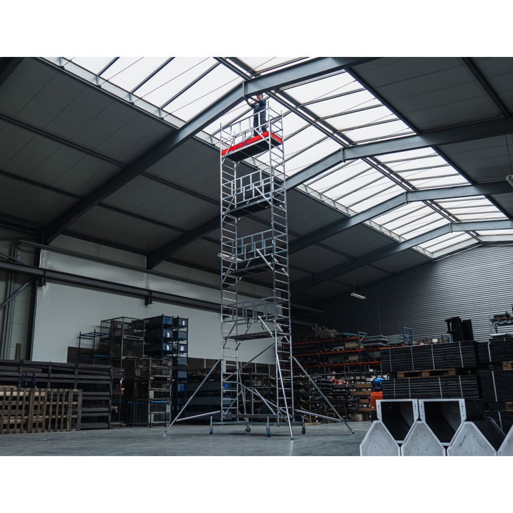 Produktabbildung Nr. 2: KRAUSE® MONTO Alu-Faltgerüst ProTec XS, Arbeitshöhe 9.800 mm