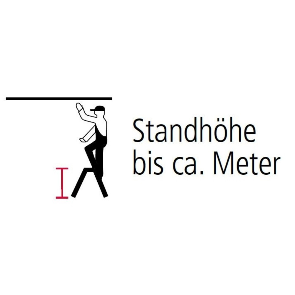 Produktabbildung Nr. 3: KRAUSE® MONTO Doppel-Klapptritt aus Aluminium, Standhöhe 0,45 m, alufarben