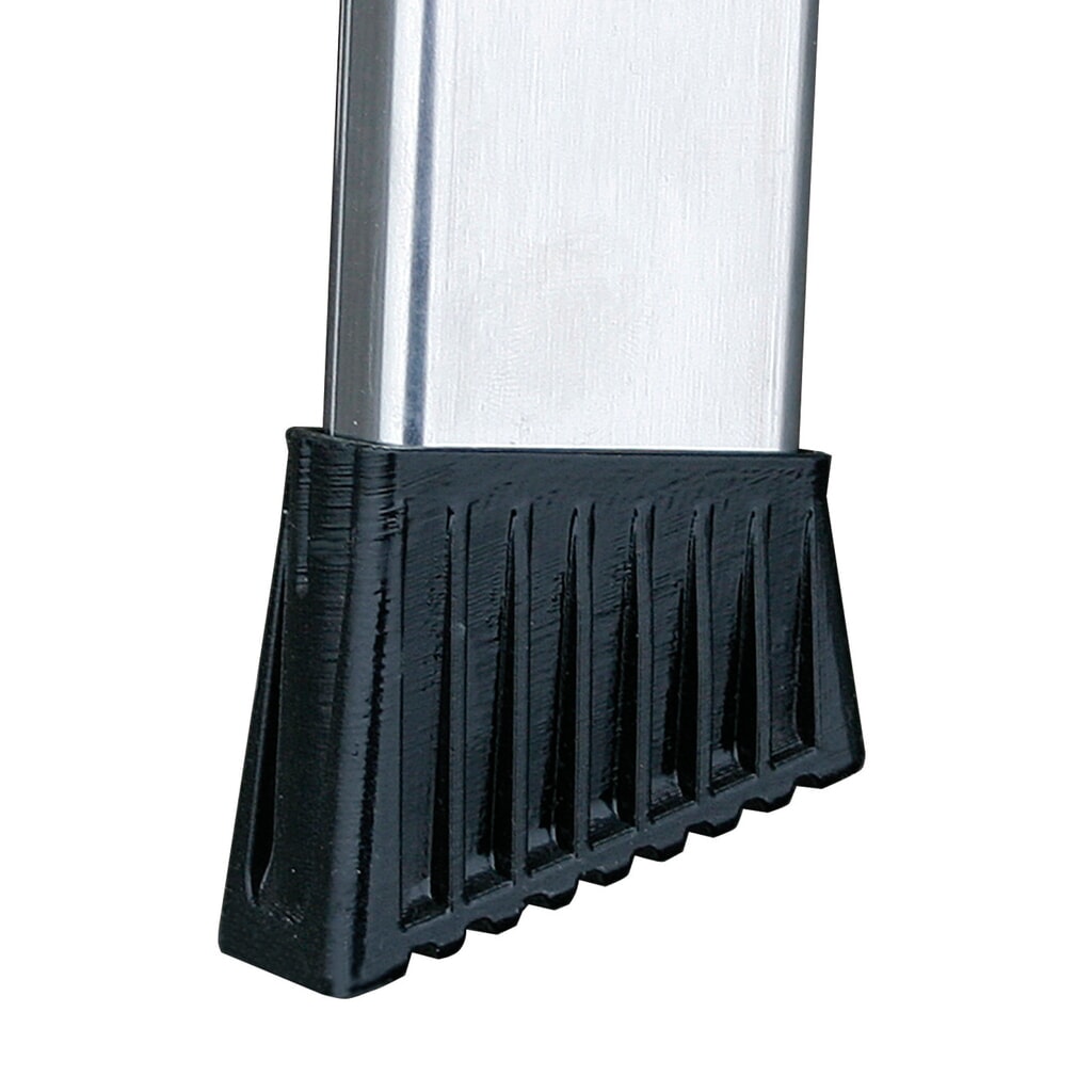 KRAUSE® Stufen-r, 1-seitig begehbar, eloxiertes Aluminium, Standhöhe 0,85 m Produktabbildung Nr. 3: KRAUSE® Stufen-r, 1-seitig begehbar, eloxiertes Aluminium, Standhöhe 0,85 m