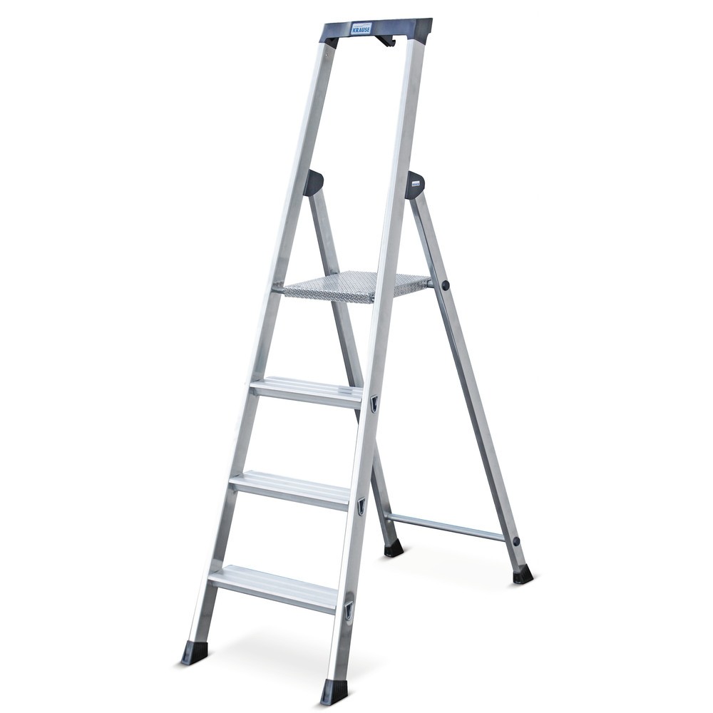 Produktabbildung Nr. 1: KRAUSE® Stufen-r, hochfest gebördelt aus Aluminium, Standhöhe 0,85 m