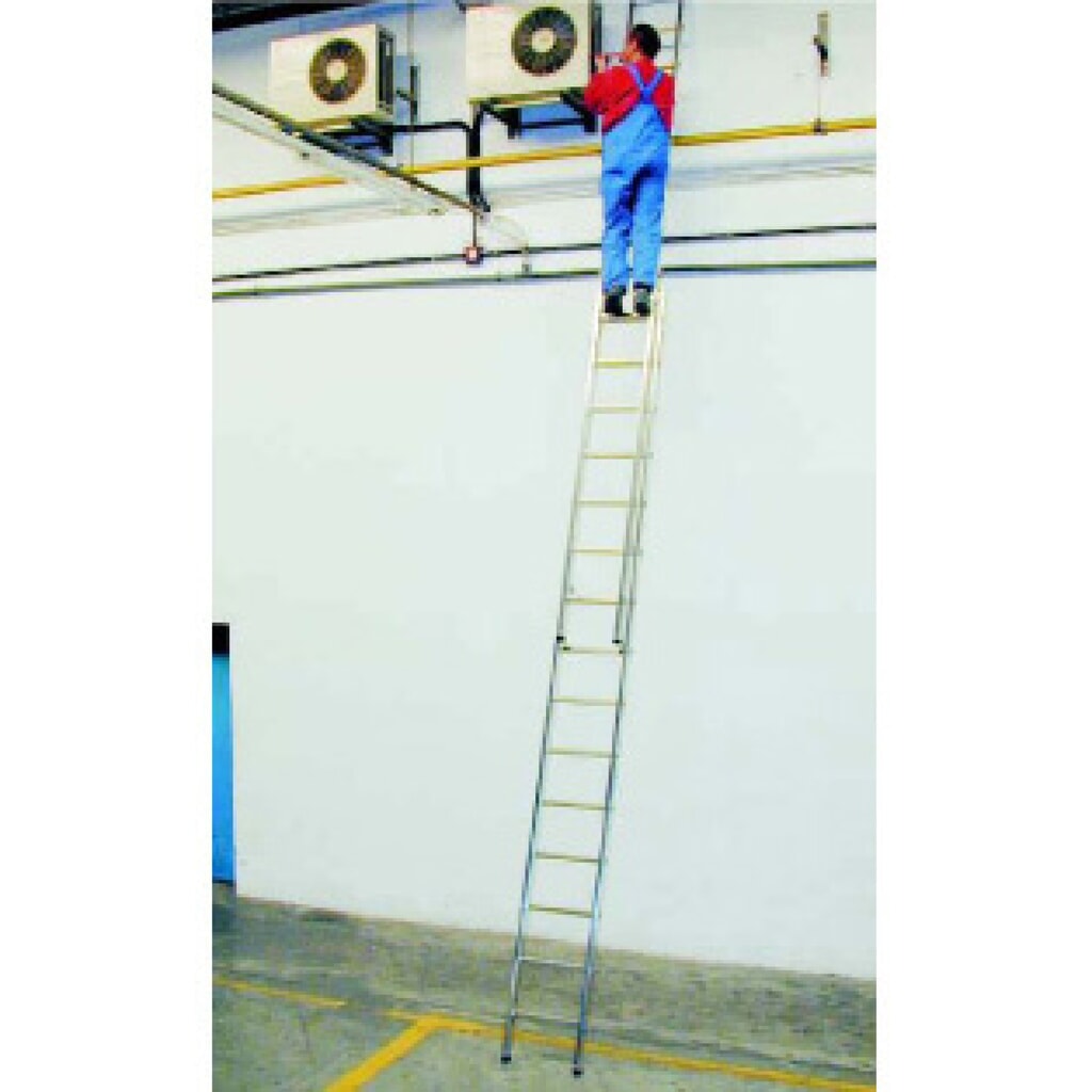 KRAUSE® STABILO Anlegeleiter, 2-teilig, Standhöhe 3,25 m Produktabbildung: KRAUSE® STABILO Anlegeleiter, 2-teilig, Standhöhe 3,25 m