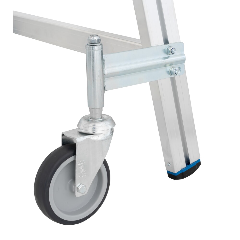 Produktabbildung Nr. 11: KRAUSE® STABILO fahrbare Podestleiter, beidseitig begehbar, Profilrost R13, 2 x 3 Stufen