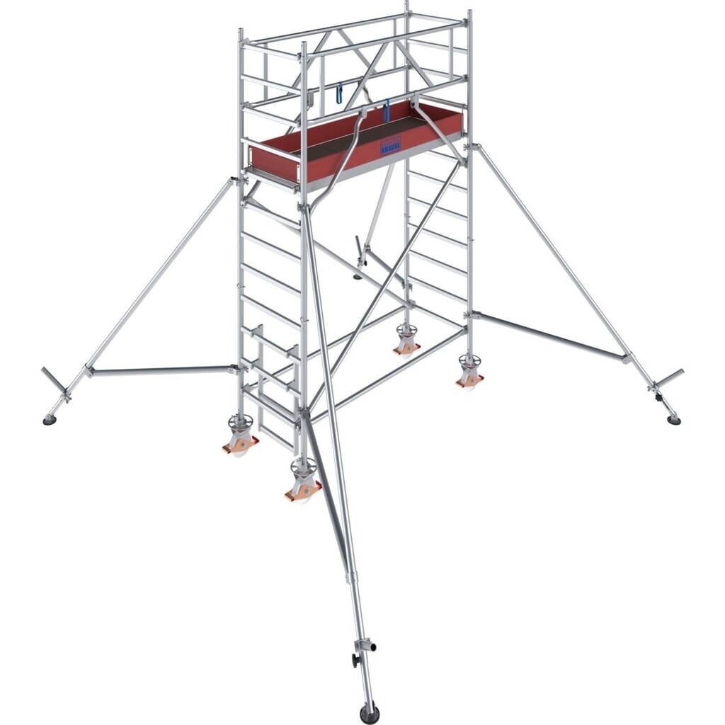 KRAUSE® STABILO Fahrgerüst S1000, Feldlänge 2.000 mm, Arbeitshöhe 4.300 mm Produktabbildung: KRAUSE® STABILO Fahrgerüst S1000, Feldlänge 2.000 mm, Arbeitshöhe 4.300 mm