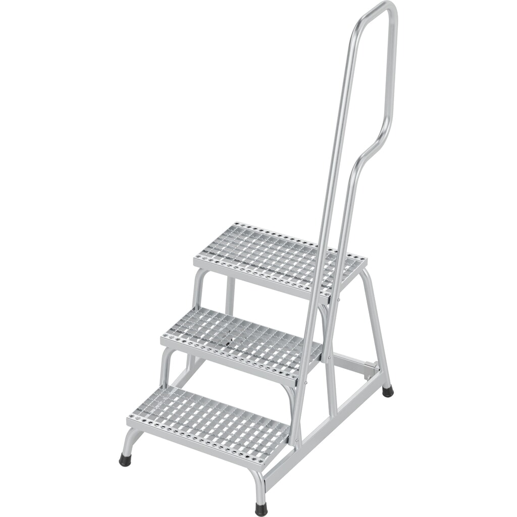 KRAUSE® STABILO mobiler Montagetritt mit rutschhemmenden R13-Gitterroststufen, 3 Stufen Produktabbildung: KRAUSE® STABILO mobiler Montagetritt mit rutschhemmenden R13-Gitterroststufen, 3 Stufen