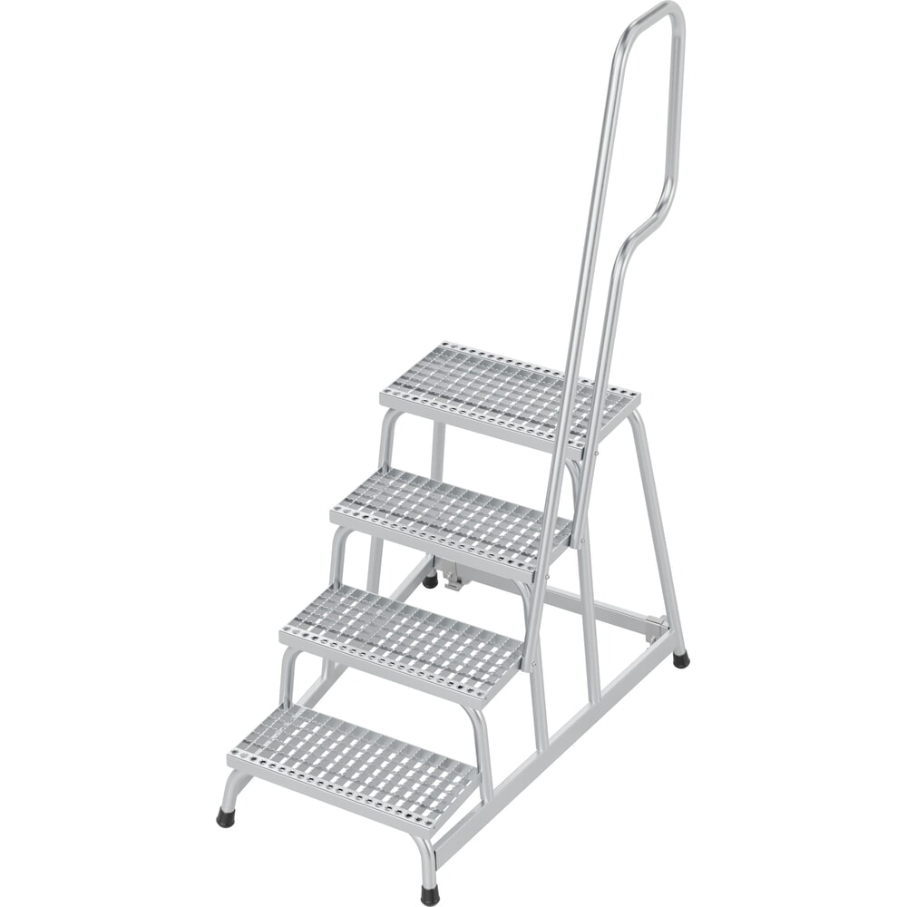 Produktabbildung: KRAUSE® STABILO mobiler Montagetritt mit rutschhemmenden R13-Gitterroststufen, 4 Stufen