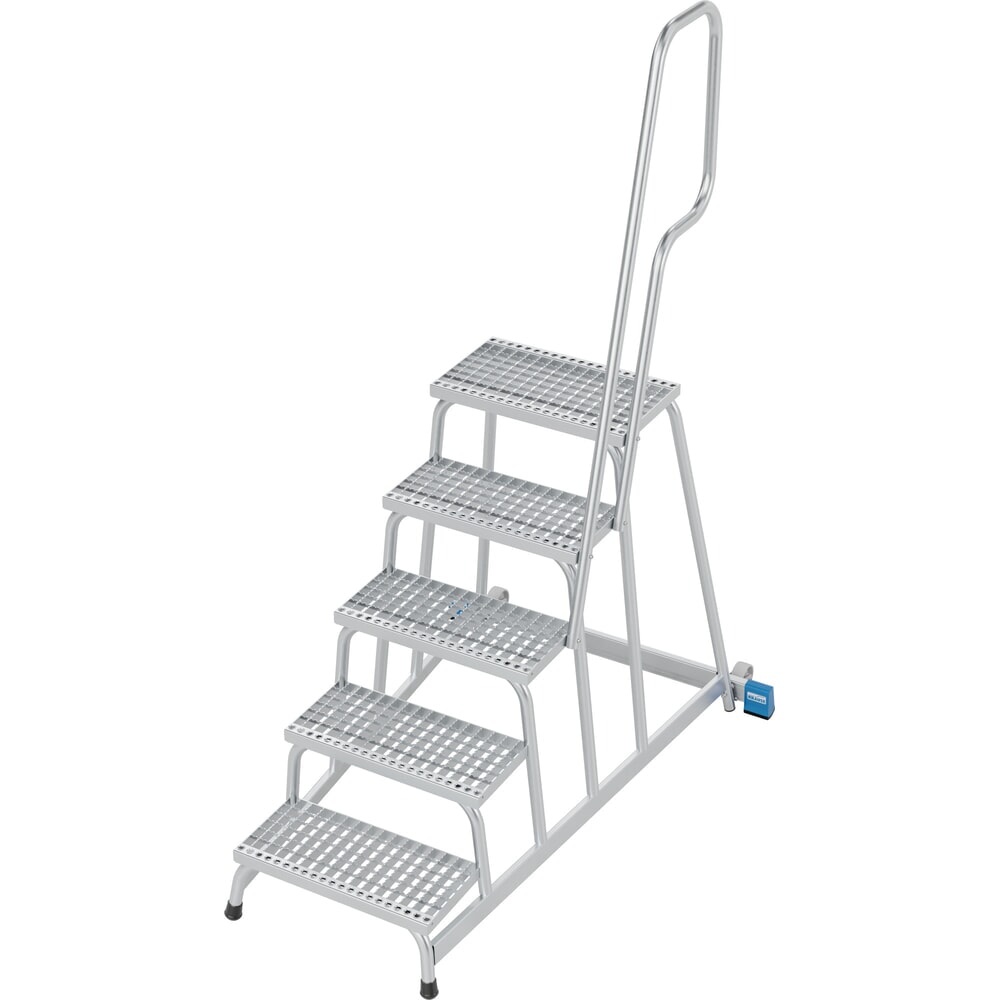Produktabbildung: KRAUSE® STABILO mobiler Montagetritt mit rutschhemmenden R13-Gitterroststufen, 5 Stufen