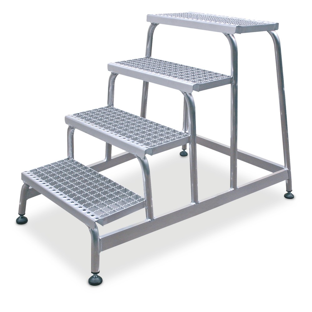 Produktabbildung Nr. 1: KRAUSE® STABILO Montagetritt mit Gitterroststufen, Standhöhe 1 m