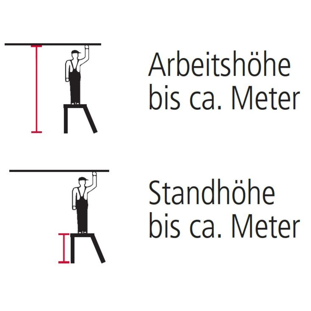 Produktabbildung Nr. 3: KRAUSE® STABILO Montagetritt mit Gitterroststufen, Standhöhe 0,40 m