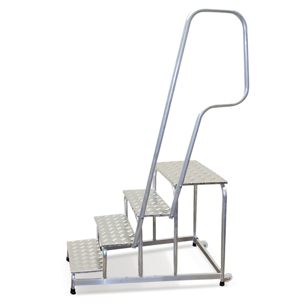 KRAUSE® STABILO Montagetritt mit Transportrollen, Standhöhe 0,60 m Produktabbildung: KRAUSE® STABILO Montagetritt mit Transportrollen, Standhöhe 0,60 m
