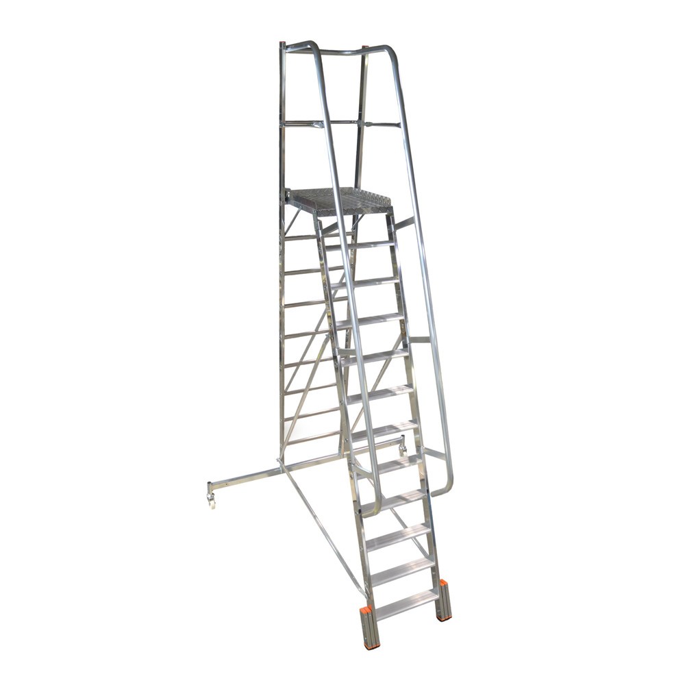 Produktabbildung Nr. 1: KRAUSE® STABILO Plattformleiter Vario, keine Ballastierung, Standhöhe 2,75 m