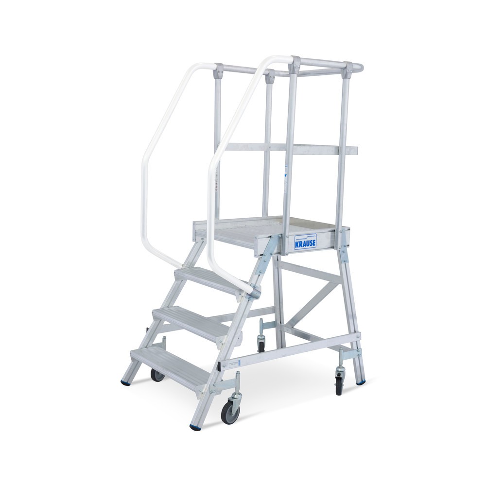Produktabbildung Nr. 1: KRAUSE® STABILO Podesttreppe, 1-seitig, verfahrbar, Standhöhe 0,95 m