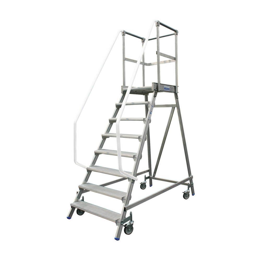 Produktabbildung Nr. 1: KRAUSE® STABILO Podesttreppe, 1-seitig, verfahrbar, Standhöhe 1,90 m